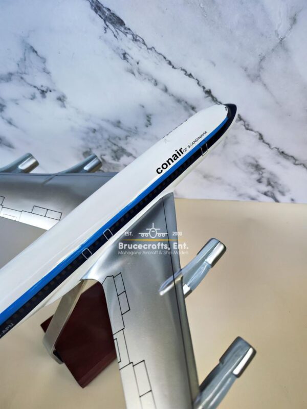 Model of B720-051B Conair Scandinavian Airlines with detailed craftsmanship.